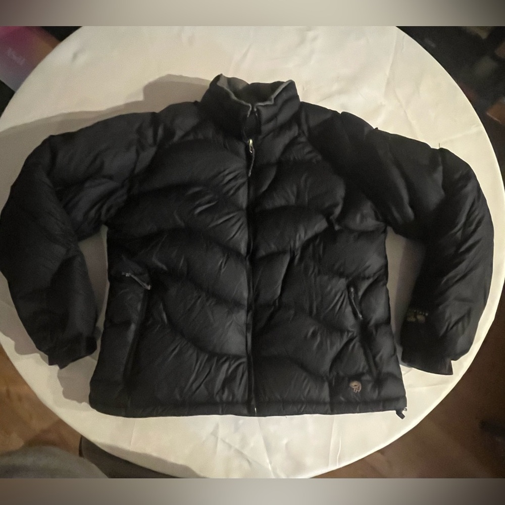Mountain Hardwear Goose Down Puffer Jacket Women’s Size XL Black Puffy